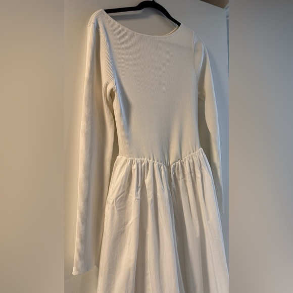 DISSH Ribbed Knit & Linen Dress - Picture 5 of 12